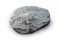 Schist and gneiss stone on a white background. metamorphic rock.