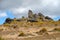 Schist rock formations Nevis Road, New Zealand