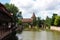 Schlayer tower in old fortification in Nuremberg, Germany