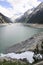 Schlegeis Reservoir in Ziller valley, Austria