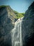 The Schleier waterfall at the Hintersee in Mittersill Salzburg