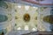 Schleissheim, Germany - July 30, 2015: Fresco painted ceiling inside palace revealing stunning artistic details and beauty