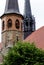 Schleswig Cathedral from the northeast. St. Peter`s Cathedral is one of the most important buildings in northern German church his