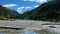 Schlierersee, Lungau Austria.Mountain peak and mountain lake.Natural ecosystem.Beautiful mountain landscape and lake