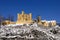 Schloss Hohenschwangau in the snow