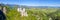 Schloss Neuschwanstein castle aerial view architecture Alps landscape Bavaria Germany travel panorama