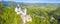 Schloss Neuschwanstein castle aerial view architecture Alps landscape Bavaria Germany travel panorama