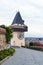 The Schlossberg or Castle Hill with the tower Uhrturm, Graz, Austria