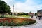 Schlossplatz is the largest square in the center of Stuttgart, GERMANY