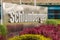 Schlumberger logo outdoor sign