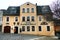 Schneeberg, Germany - March 26, 2024: Erzgebirge Folk Art Center in central Schneeberg, a historical mining town in the Ore