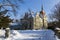 Schoenborn Palace Beregvar Castle in winter