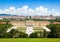 Schoenbrunn Palace with Great Parterre garden in Vienna, Austria