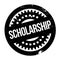 Scholarship rubber stamp