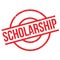 Scholarship rubber stamp