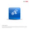 Scholarship stamp Icon - 3d Blue Button