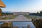 The Schonbrunn Palace from the back overlooking the garden