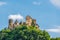 Schonburg Castle at Rhine Valley near Oberwesel, Germany.