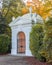 Schoner brunnen (beautiful fountain) pavilion in Schonbrunn park, Vienna, Austria