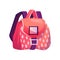 School backpack for girl, modern satchel design