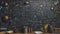 school blackboard close-up, super realistic picture, 8K, Generative AI