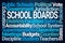 School Boards Word Cloud