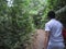 A School Boy Visit The Sinharaja Rainforest