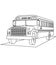 School bus coloring page