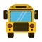 School bus frontview symbol