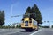 School Bus at Railroad Crossing