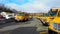 School buses are leaving Montgomery County Public schools bus depot