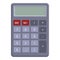 School calculator icon, cartoon style