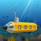 School Children Enjoying Pencil Submarine Ride Und