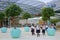 School children in Sentosa island, Singapore