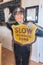 School crossing guard sign, historic Goffs schoolhouse