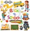 School and education. Back to school. Vector icon set