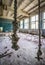 School in former military base in Chernobyl Exclusion Zone, Ukraine