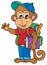 School monkey theme image 1