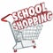 School Shopping 3d Words Cart Comparing Best Education College U