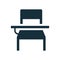 School student desk icon