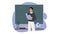 School teacher profession video concept