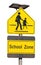 School Zone Sign.