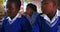 Schoolchildren in a lesson at a township school 4k