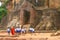 Schoolchildren at Sigiriya Rock