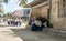 Schoolgirls near old village school in Zanzibar