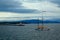 Schooner Past Rockland Lighthouse