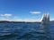 Schooner sails through the West Penobscot Bay