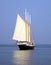 Schooner at Sea