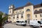 Schottenkirche church in centre of Vienna capital city with cars parked in front of it