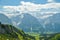 Schreckhorn peak in Swiss Alps